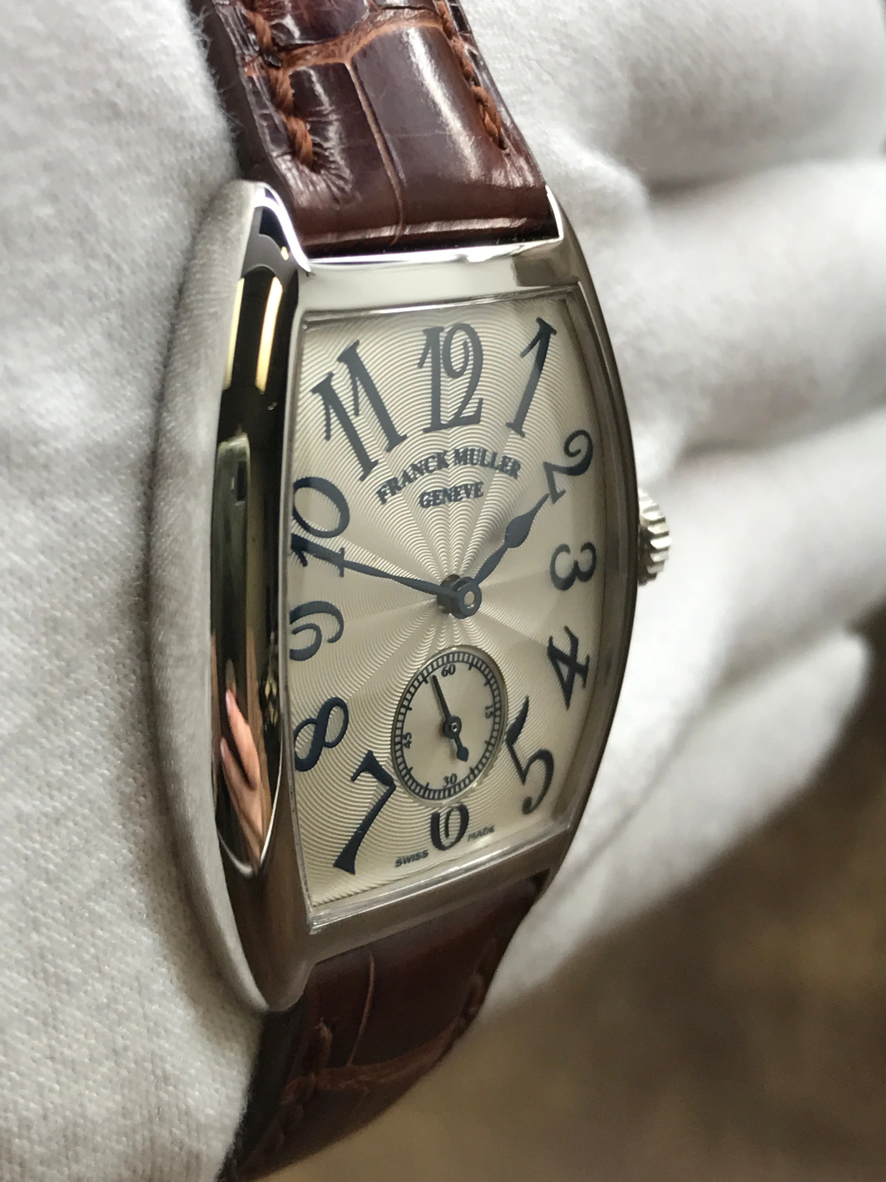 Franck Muller Casablanca 7502 S6 G Silver Dial Hand Wind Watch