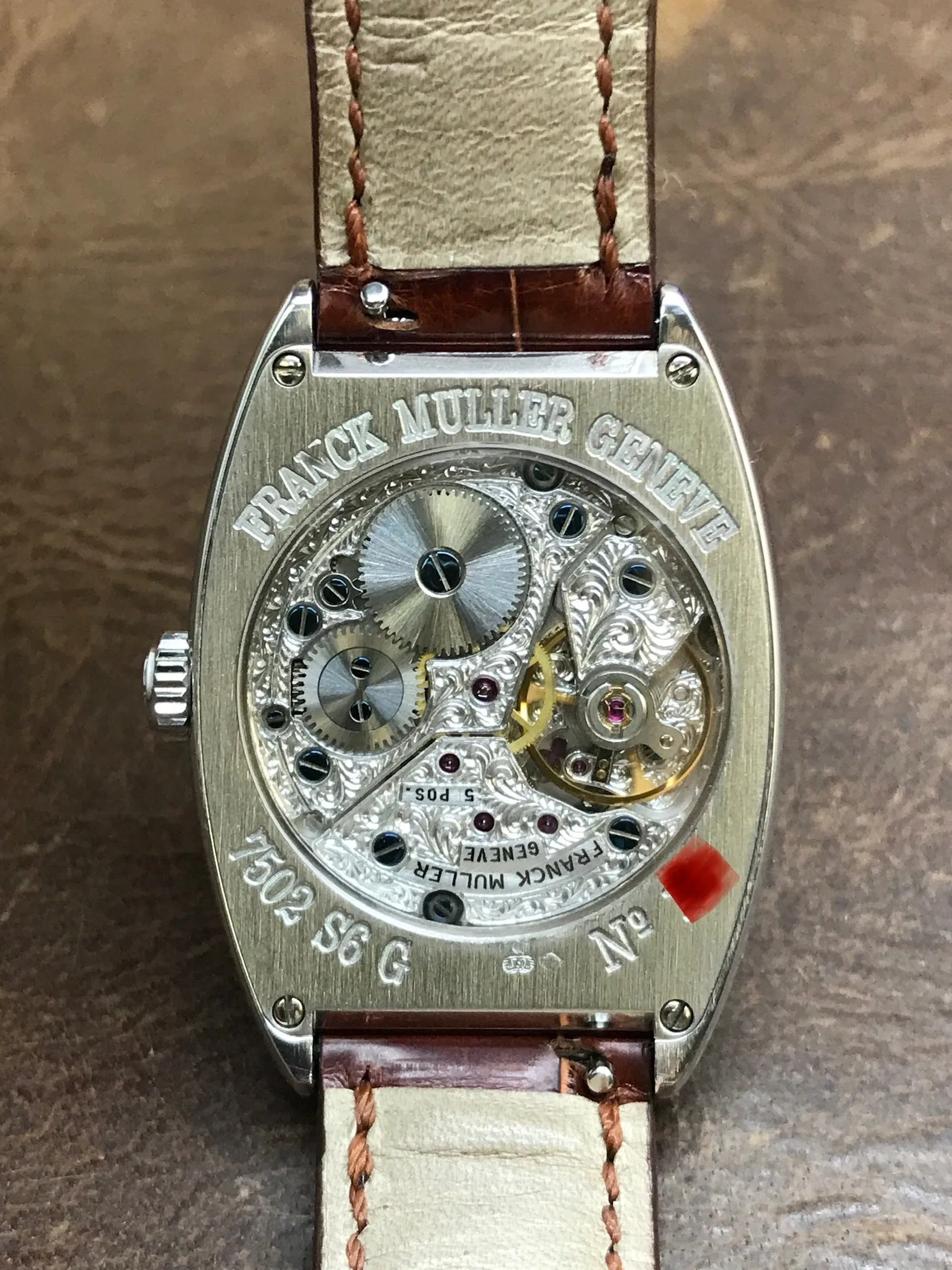 Franck Muller Casablanca 7502 S6 G Silver Dial Hand Wind Watch