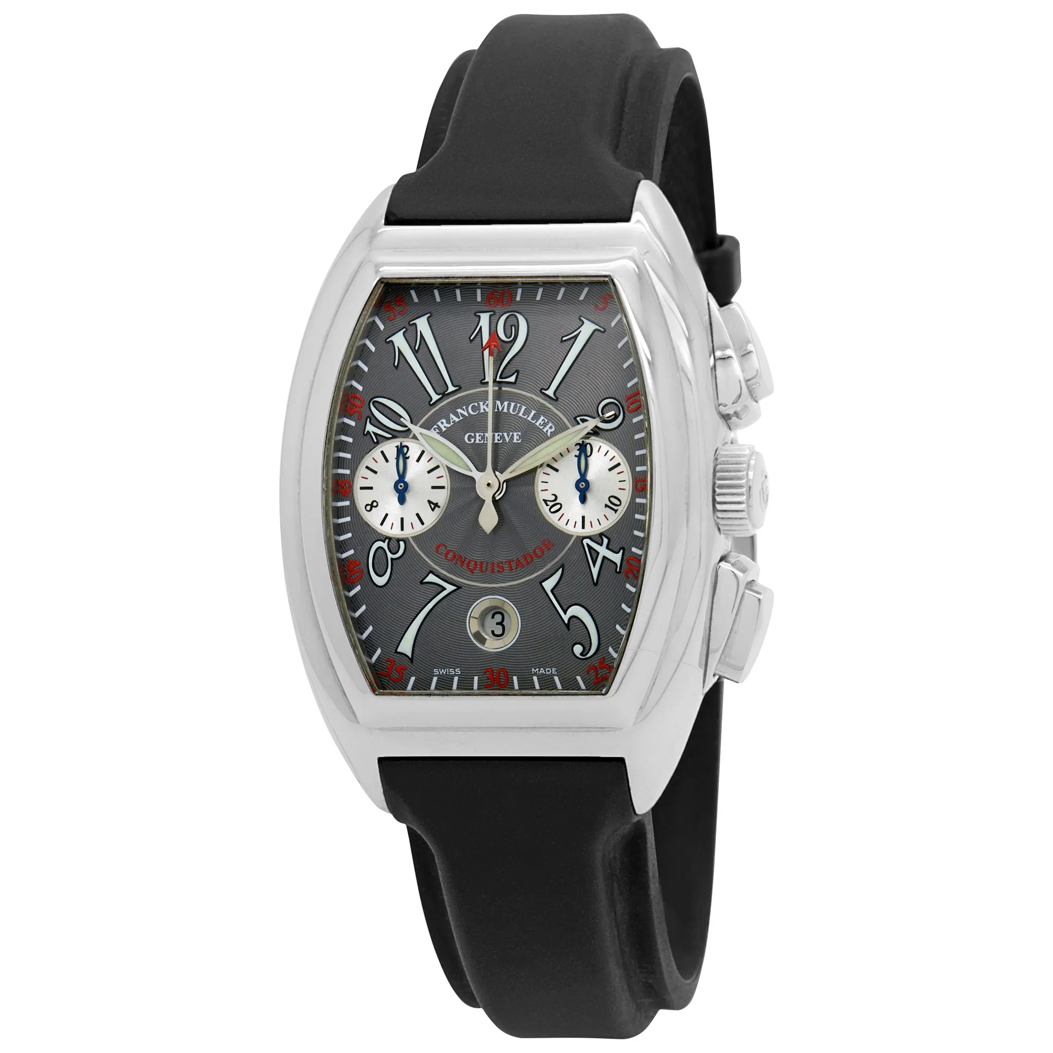 Franck Muller Conquistador 8005 CC Silver Dial Automatic Watch