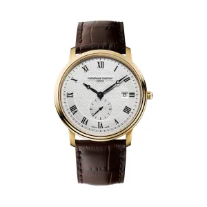 Frederique Constant Men's 39mm Stainless Steel & Yellow IP Watch FC-245M5S5