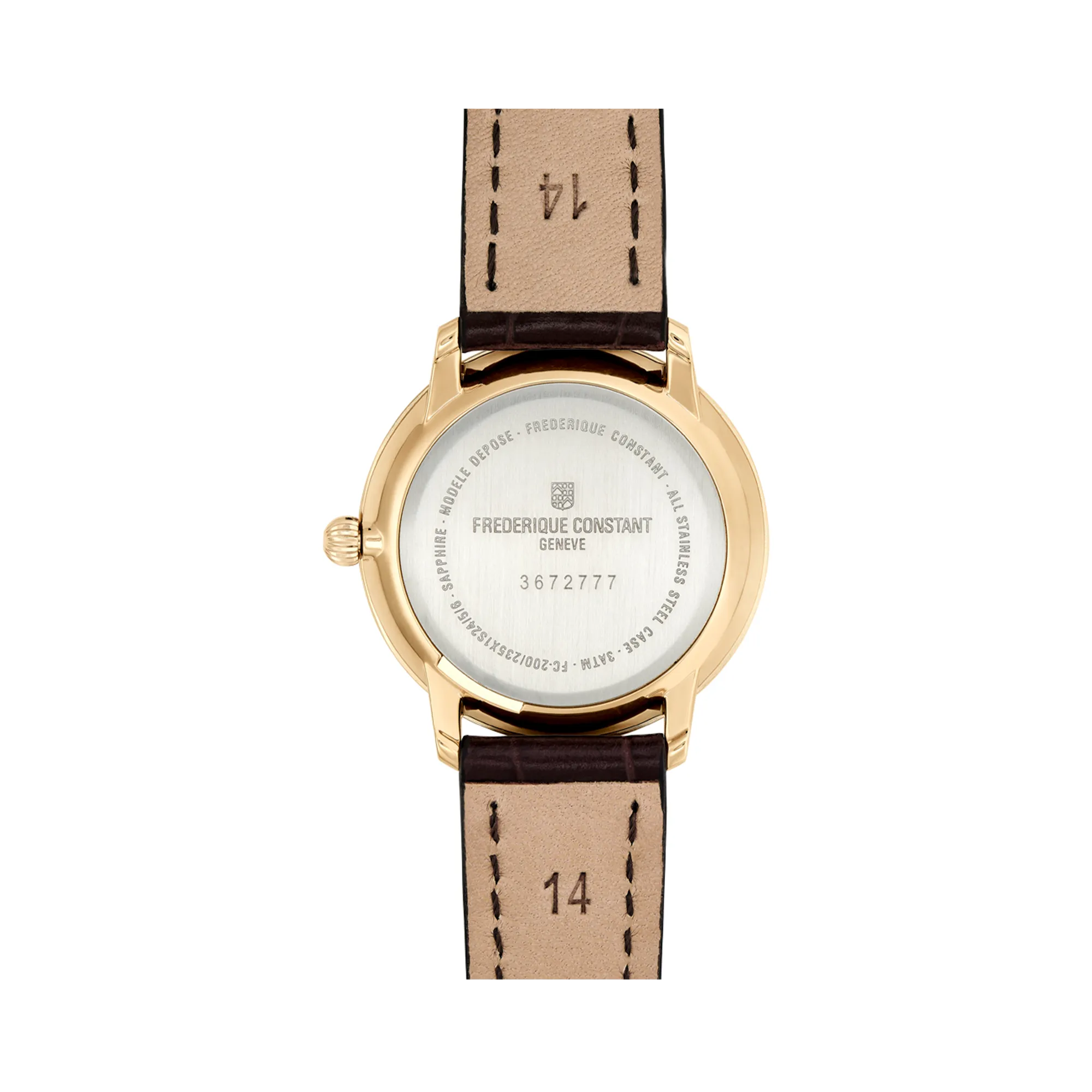 Frederique Constant Women's 28.60mm Stainless Steel & Yellow IP Quartz Watch FC-235M1S5