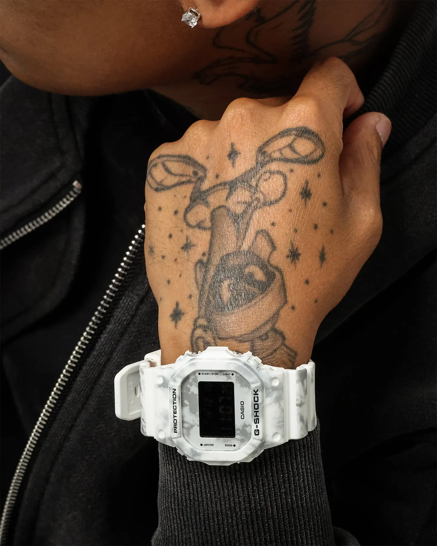 G SHOCK DW5600GC-7D Snow Camo