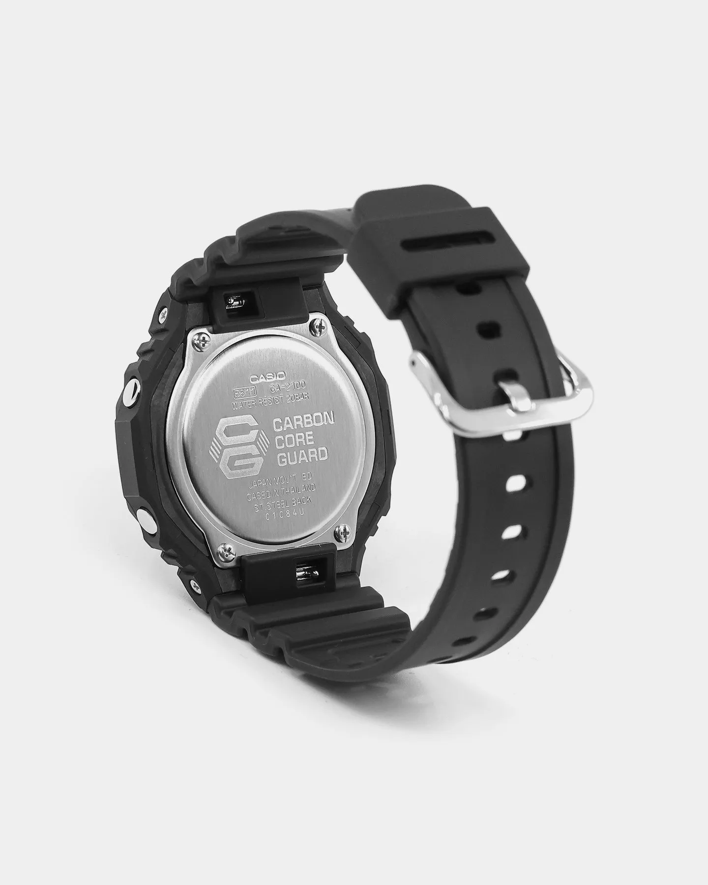 G Shock GA2100-1A3 Black/Neon Green
