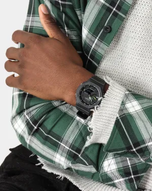 G Shock GA2100-1A3 Black/Neon Green