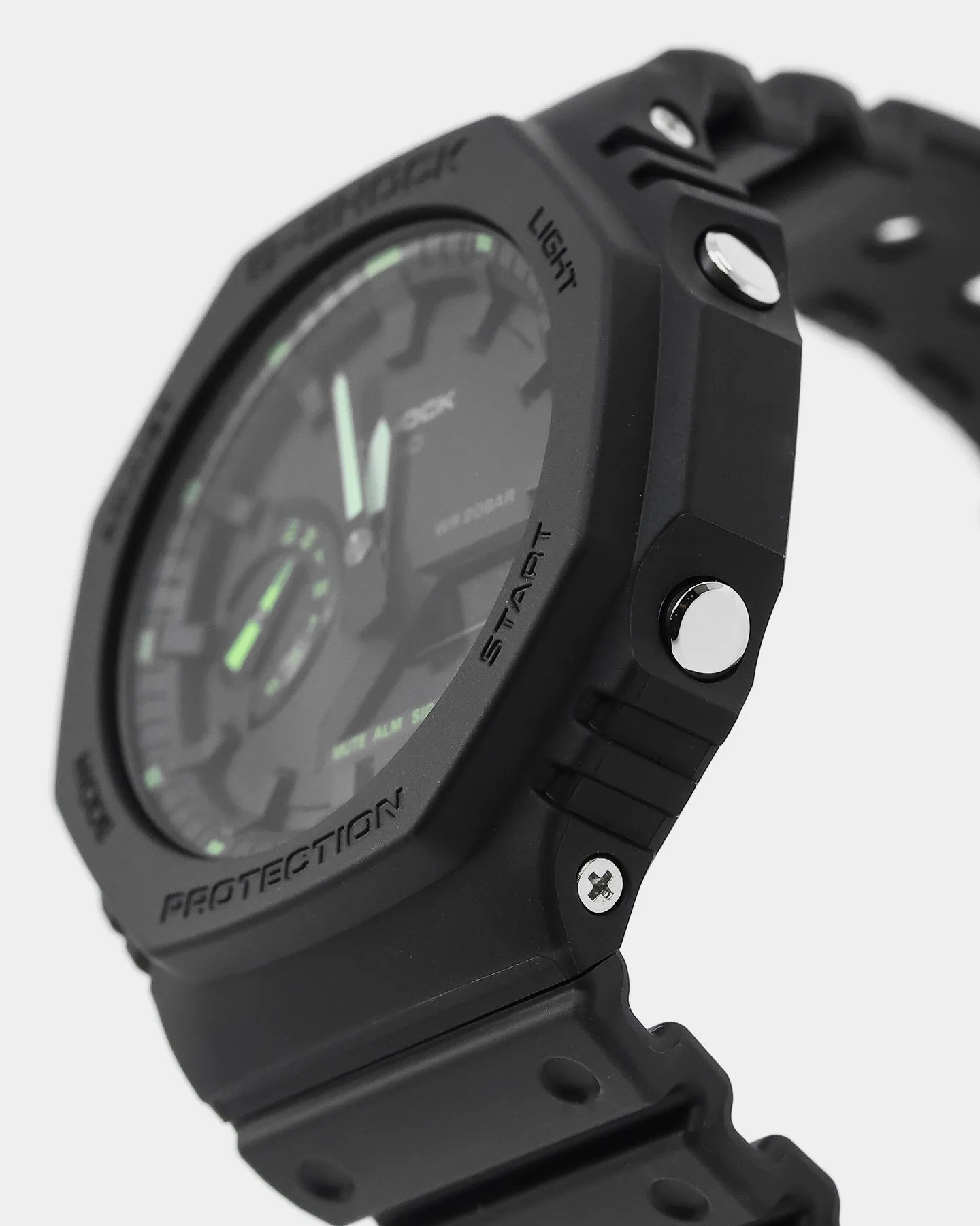 G Shock GA2100-1A3 Black/Neon Green