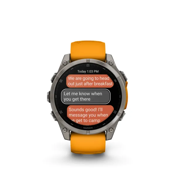 GARMIN Fenix 8 Amoled Sapphire Titanium 47mm