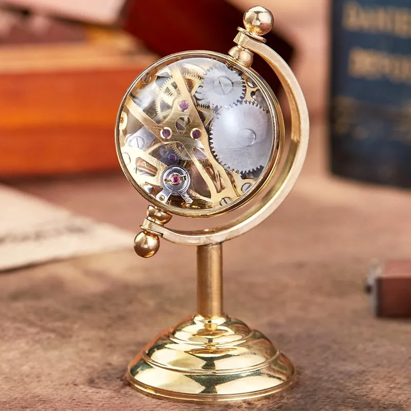 Gold Desk Clock Men Creative Gift For Pocket Watch