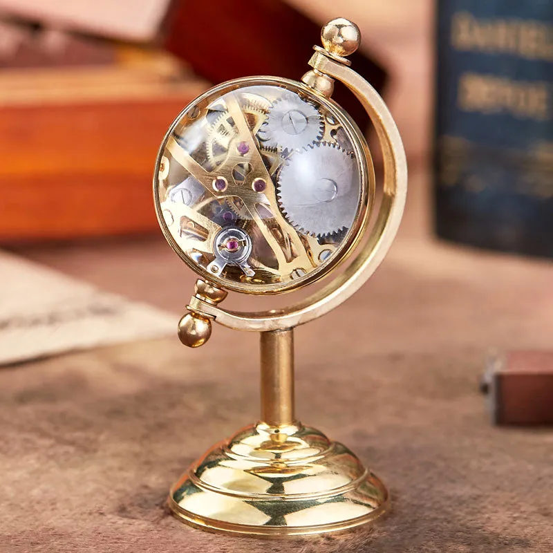 Gold Desk Clock Men Creative Gift For Pocket Watch
