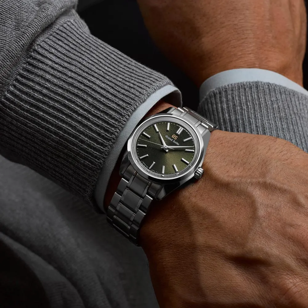 Grand Seiko Heritage Collection Mount Iwate - Autumn Dusk European Limited Edition 36.5mm Green Dial Gents Manual Wound Watch SBGW303G