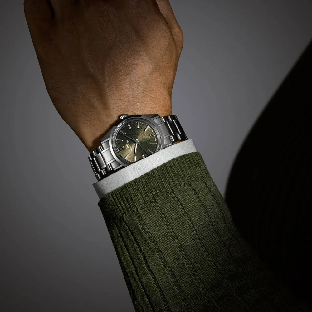 Grand Seiko Heritage Collection Mount Iwate - Autumn Dusk European Limited Edition 36.5mm Green Dial Gents Manual Wound Watch SBGW303G