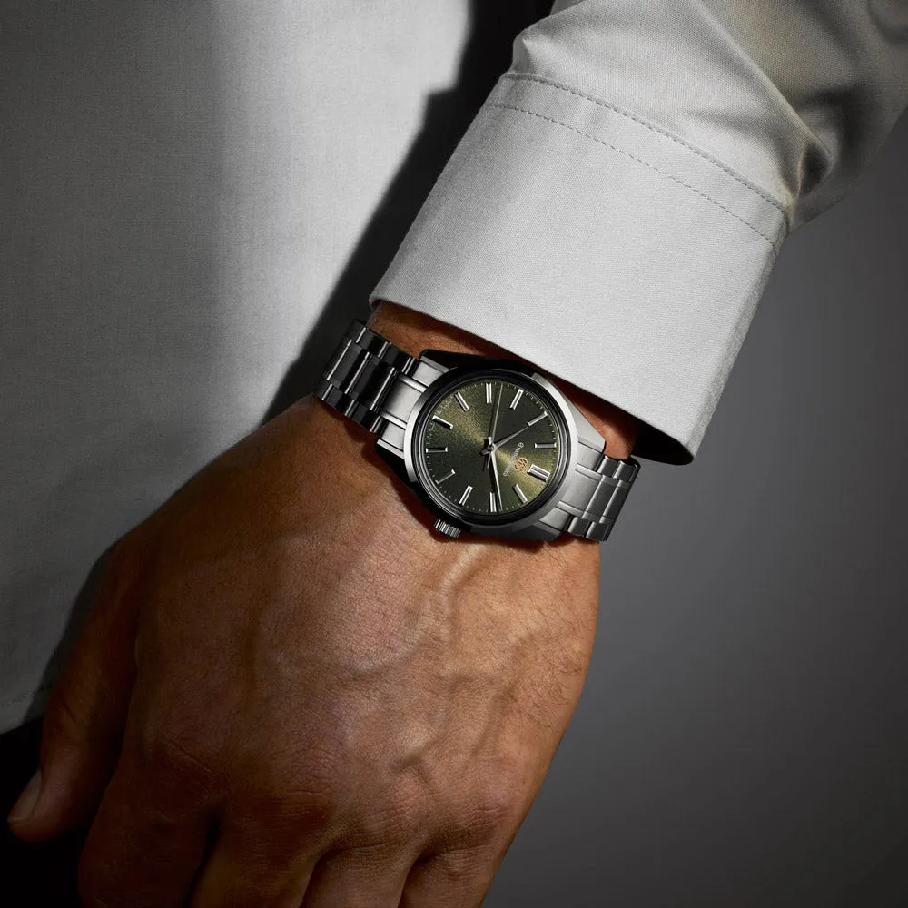 Grand Seiko Heritage Collection Mount Iwate - Autumn Dusk European Limited Edition 36.5mm Green Dial Gents Manual Wound Watch SBGW303G