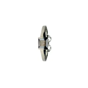 GUCCI 128.5 SILVER QUARTZ MOVEMENT WATCH