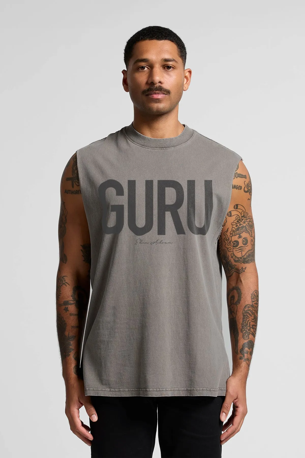 Guru Men's Premium Heavy Faded Tank