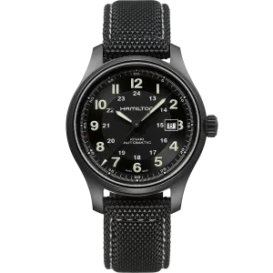 Hamilton H70575733 Khaki Field Titanium Auto Unisex Watches