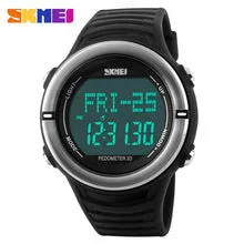 Heart Rate Monitor Sport Watch Men Digital SKMEI Silicone