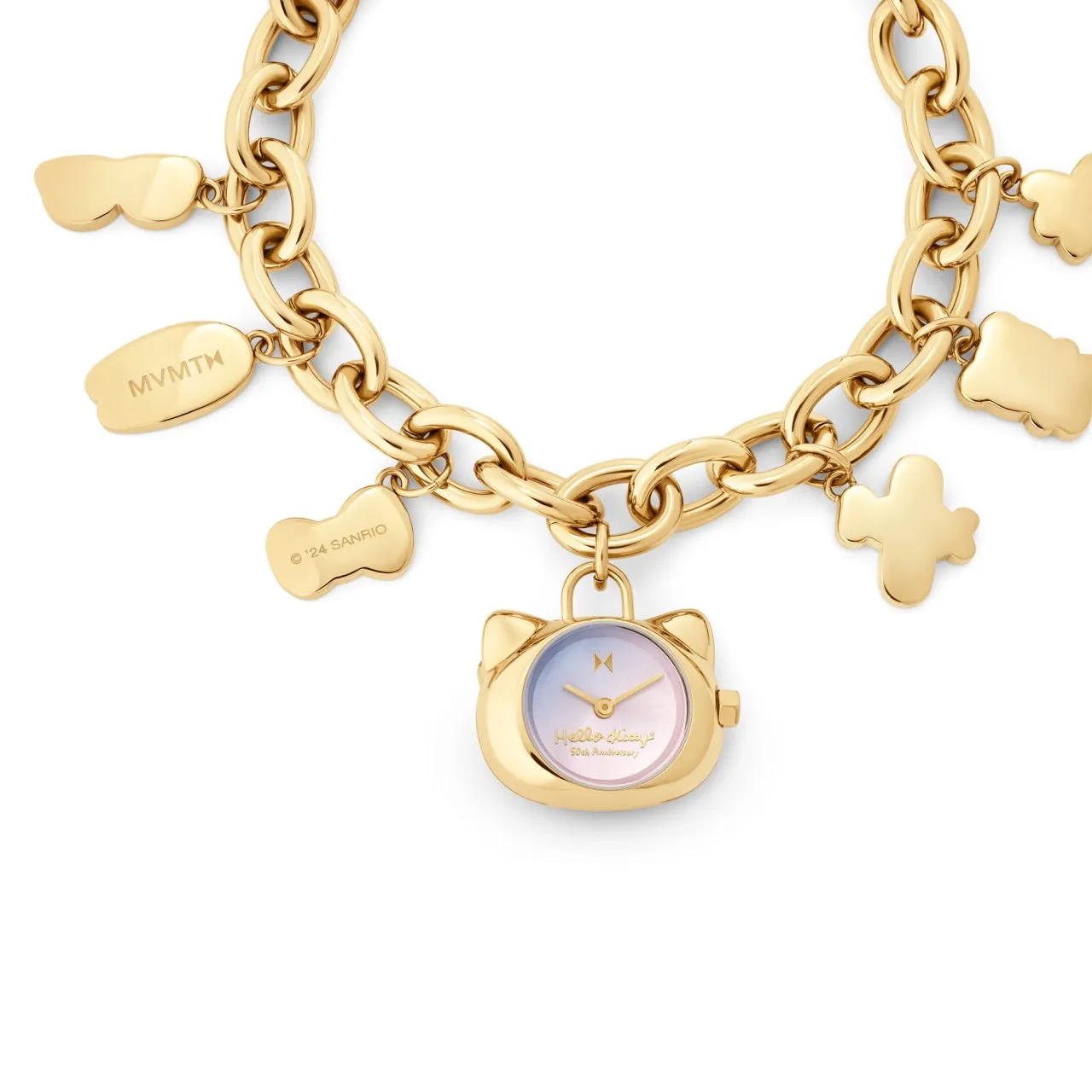 Hello Kitty x MVMT 50th Anniversary Charm Bracelet Watch