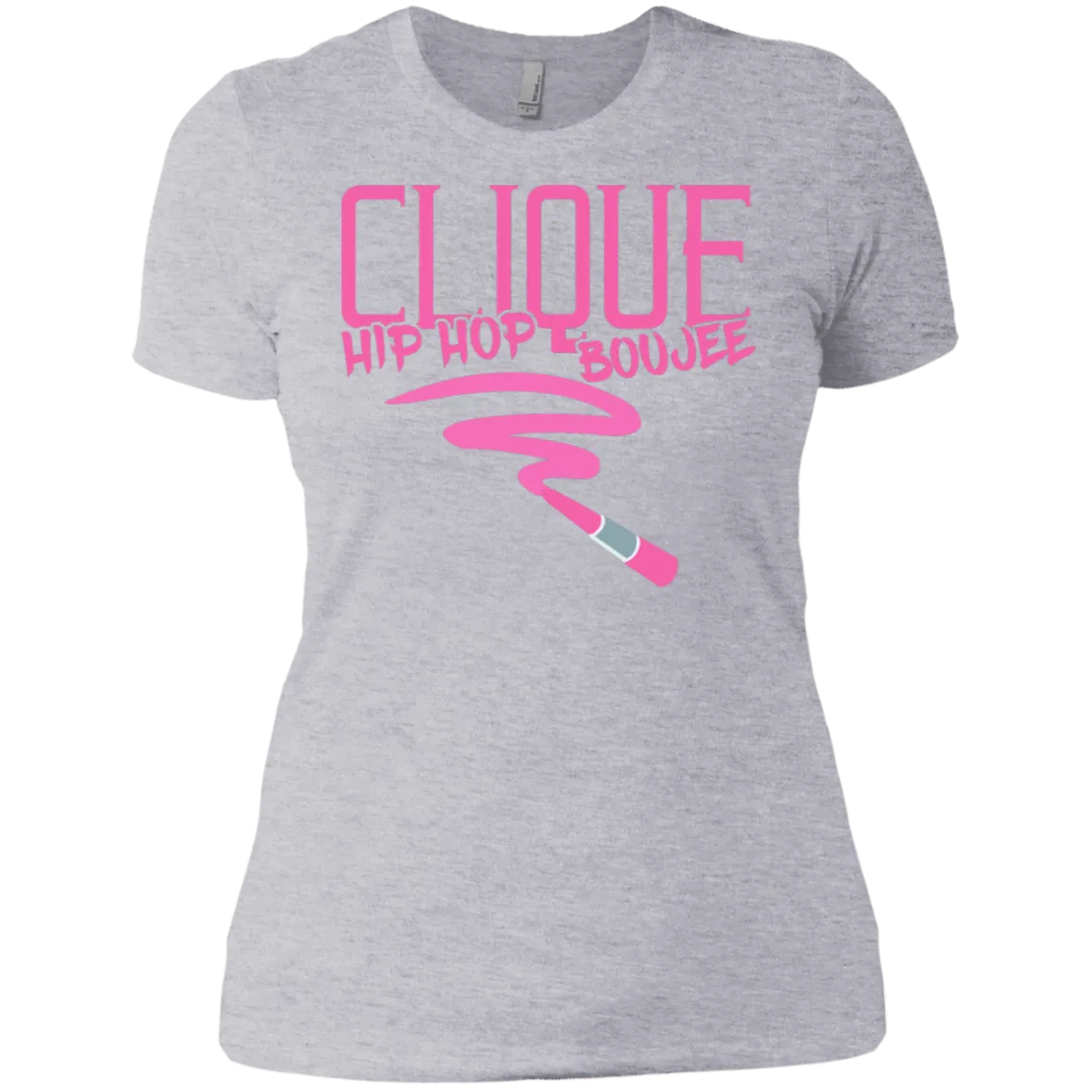 Hip Hop & Boujee's 'Lipstick Retro' Ladies' Boyfriend T-Shirt