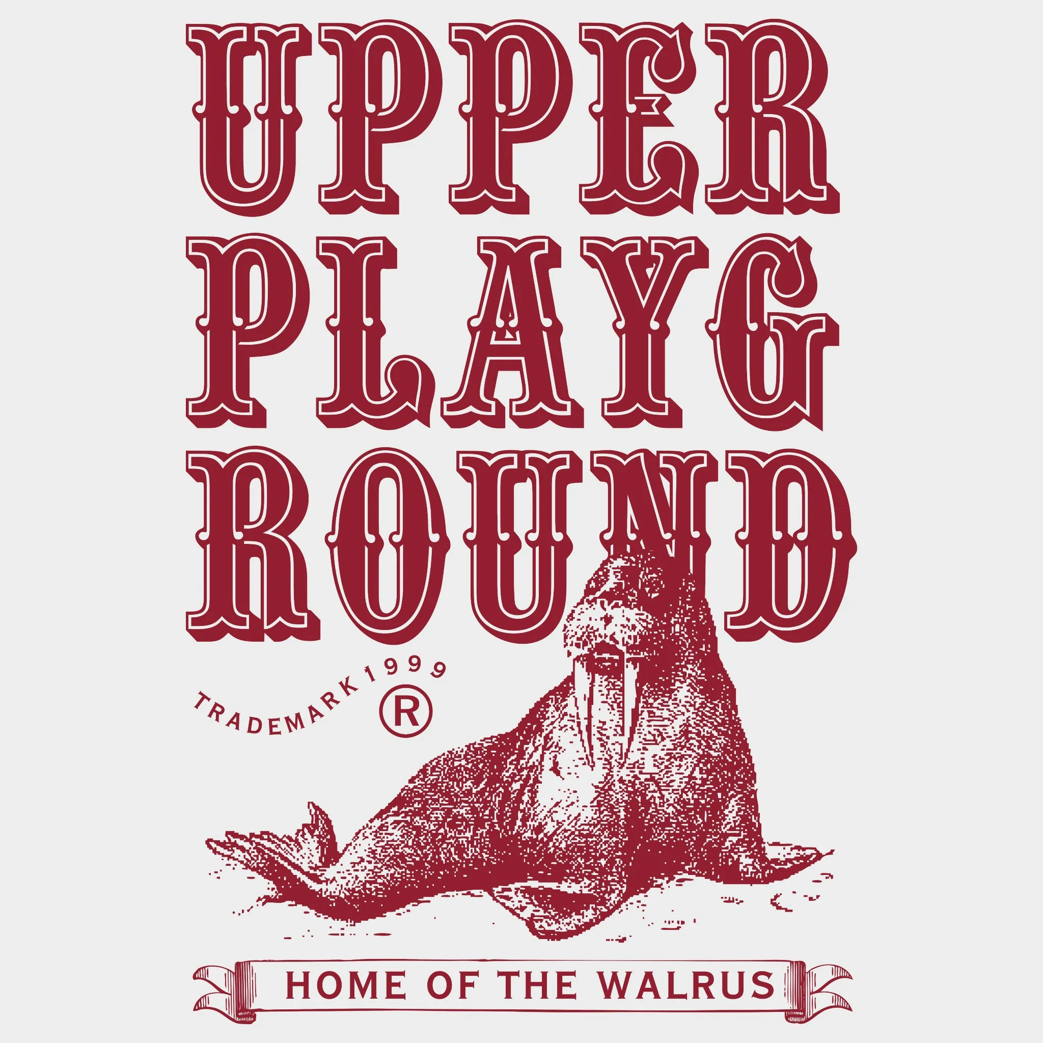 HOME OF THE WALRUS WOMEN'S CREW TEE