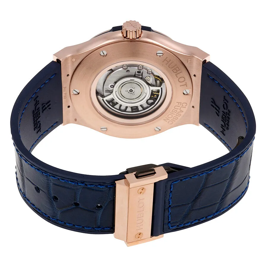 Hublot Classic Fusion Blue Sunray Dial 18kt King Gold Automatic Men's Watch 511.OX.7180.LR