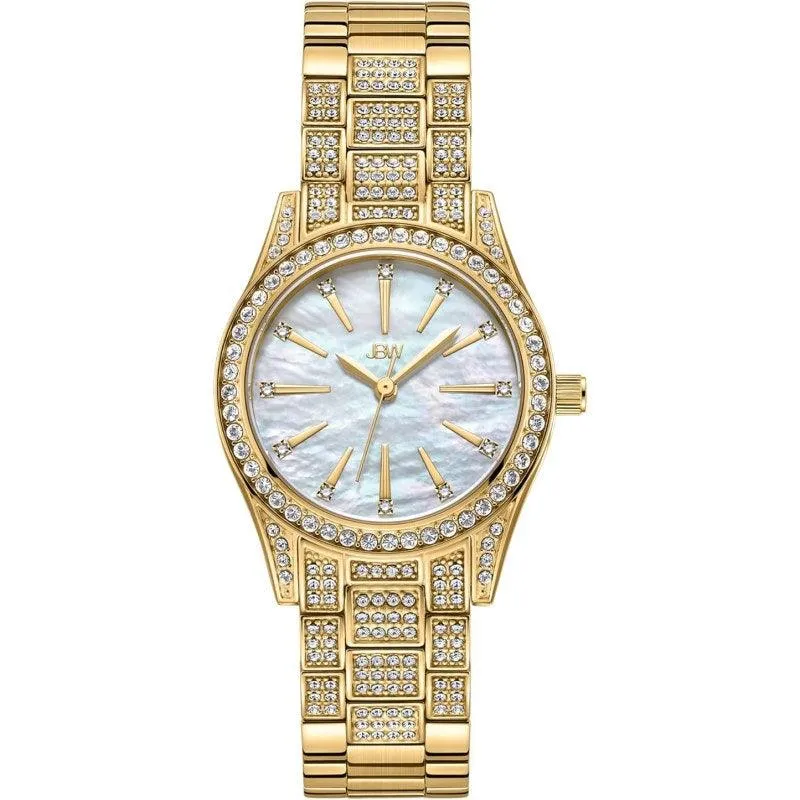 JBW Cristal Spectra 0.06 ctw Diamond Women's Watch - Gold - J6392-A