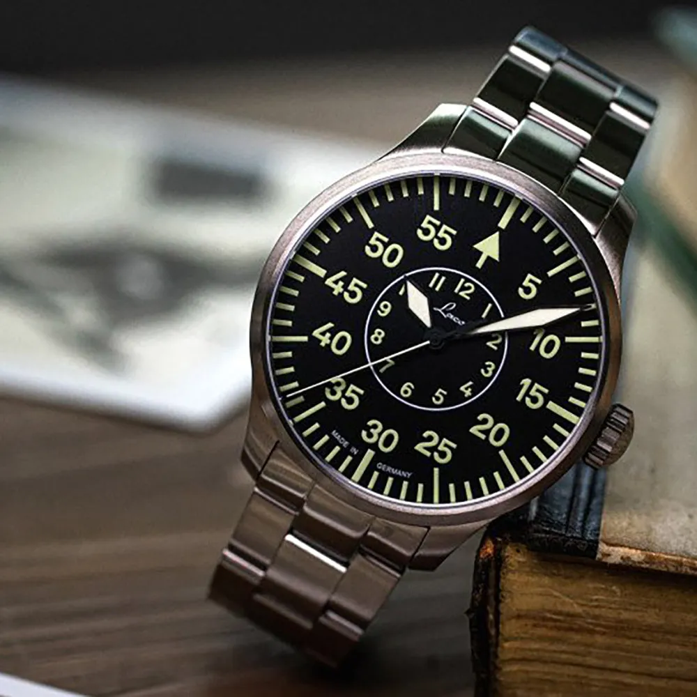 LACO PILOT WATCHES BASIC AACHEN MB 39 MM AUTOMATIC