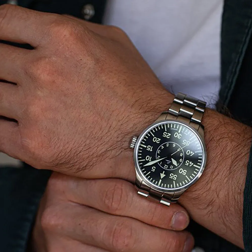 LACO PILOT WATCHES BASIC AACHEN MB 39 MM AUTOMATIC