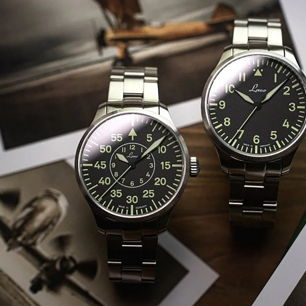 LACO PILOT WATCHES BASIC AACHEN MB 39 MM AUTOMATIC