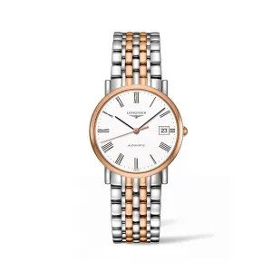 LONGINES Elegant Steel And Rose Gold Mens Automatic Watch L48095117