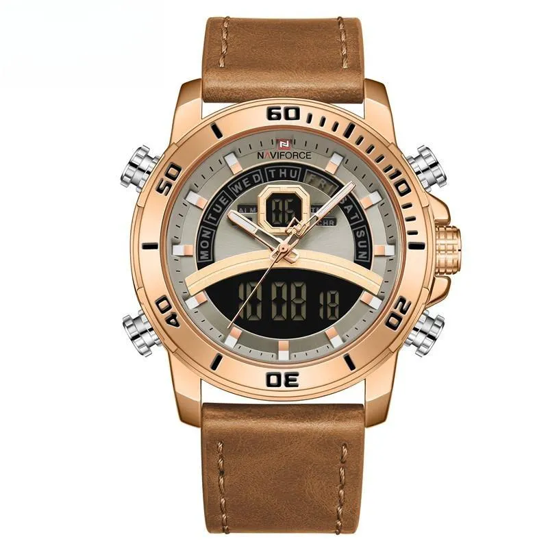 Luxury Watches Men Military Sport Analog LED Digital Quartz WristWatch Waterproof Fashion Clock