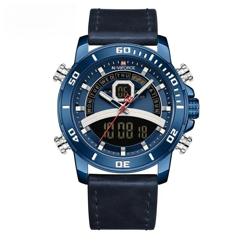Luxury Watches Men Military Sport Analog LED Digital Quartz WristWatch Waterproof Fashion Clock
