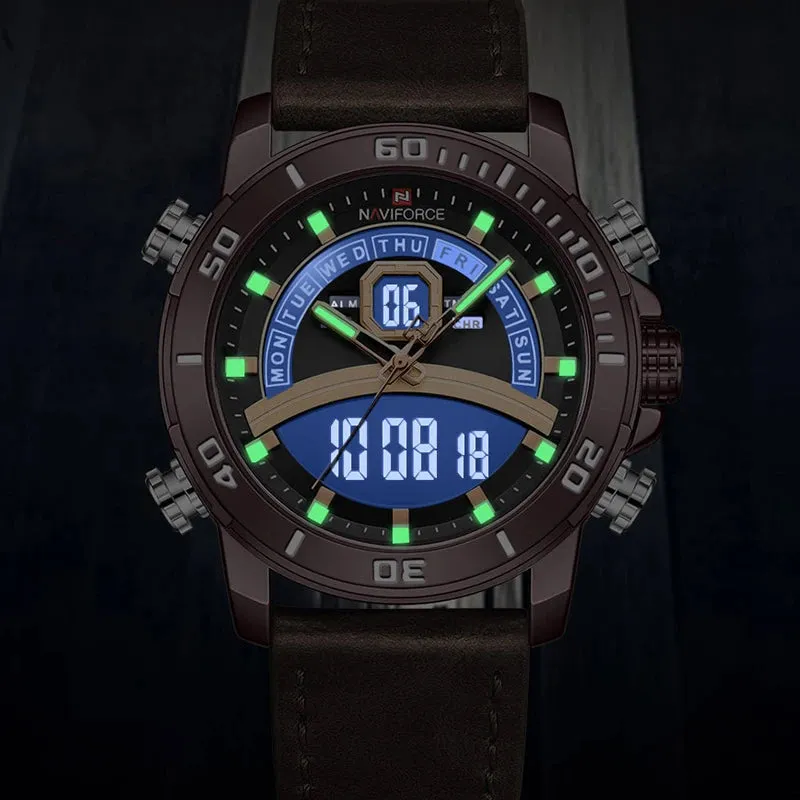 Luxury Watches Men Military Sport Analog LED Digital Quartz WristWatch Waterproof Fashion Clock
