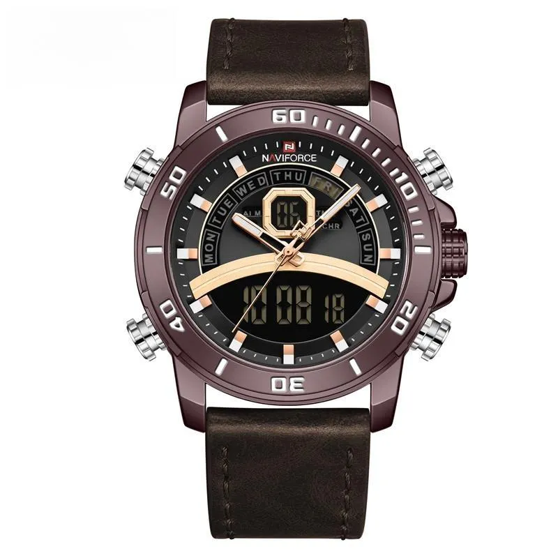 Luxury Watches Men Military Sport Analog LED Digital Quartz WristWatch Waterproof Fashion Clock
