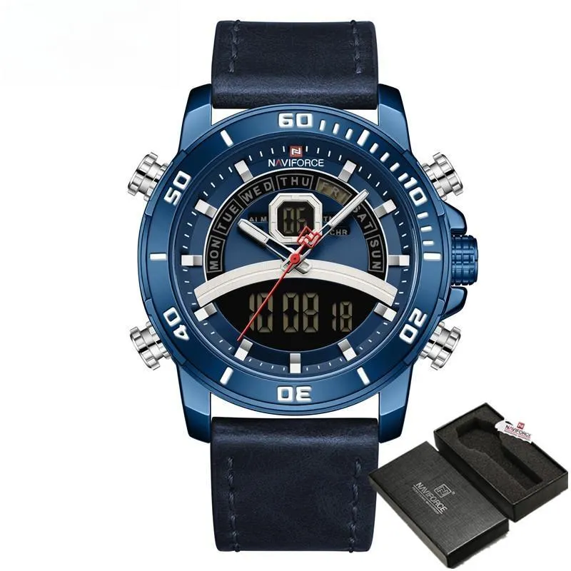 Luxury Watches Men Military Sport Analog LED Digital Quartz WristWatch Waterproof Fashion Clock