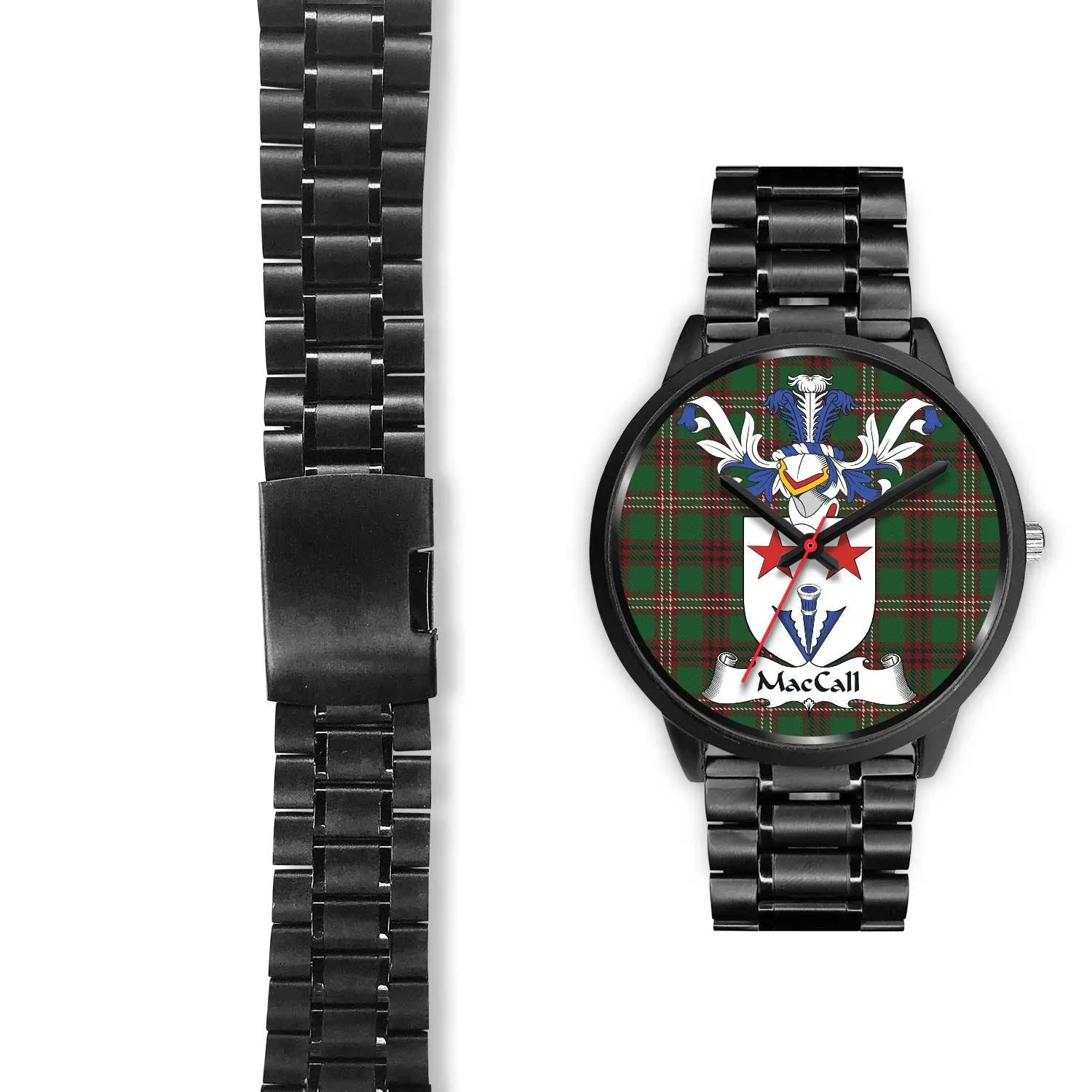 MacCall Clan Badge Tartan Black Watch
