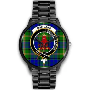 Maitland Clan Badge Tartan Black Watch