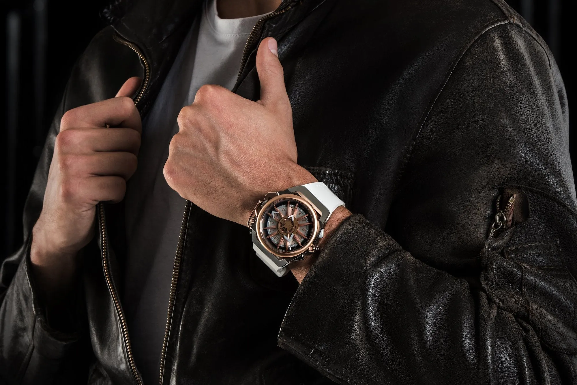 Mazzucato Reversible RIM White Rose Gold