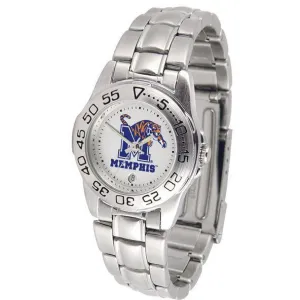 Memphis Tigers Ladies Steel Band Sports Watch