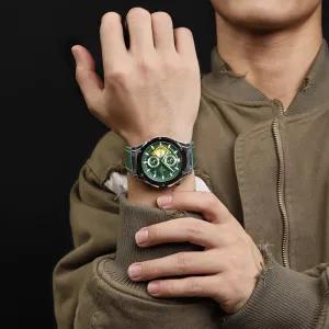 Men Watches Military Fashion Waterproof Clock Luxury Leather Strap Quartz Wristwatch
