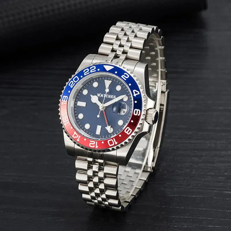 mens automatic mechanical ceramics watches 41mm full stainless steel Gliding clasp Swimming wristwatches sapphire luminous watch montre de luxe