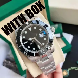 mens automatic mechanical ceramics watches 41mm full stainless steel Gliding clasp Swimming wristwatches sapphire luminous watch montre de luxe