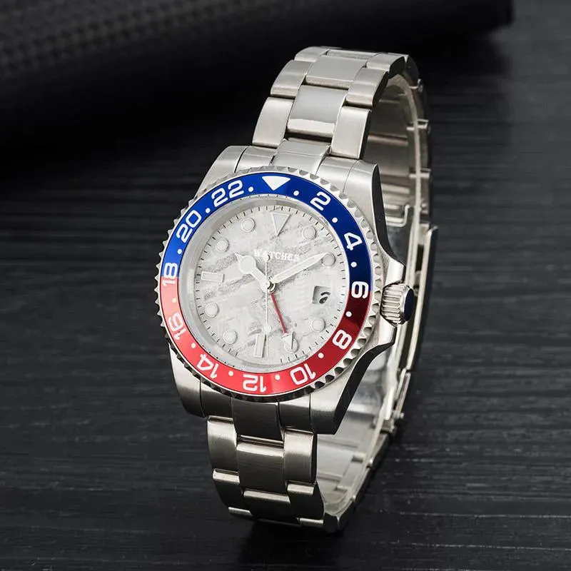 mens automatic mechanical ceramics watches 41mm full stainless steel Gliding clasp Swimming wristwatches sapphire luminous watch montre de luxe