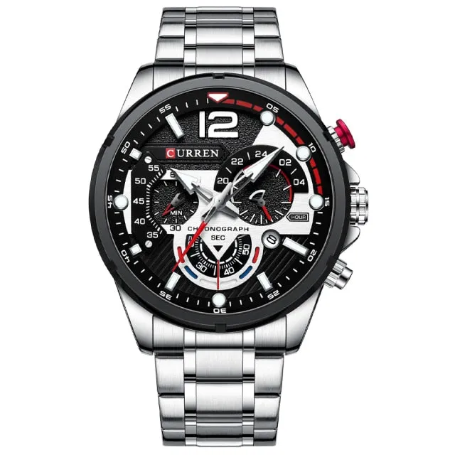 Men's Watch Business Clock Male Sport Waterproof Date Chronograph Watches