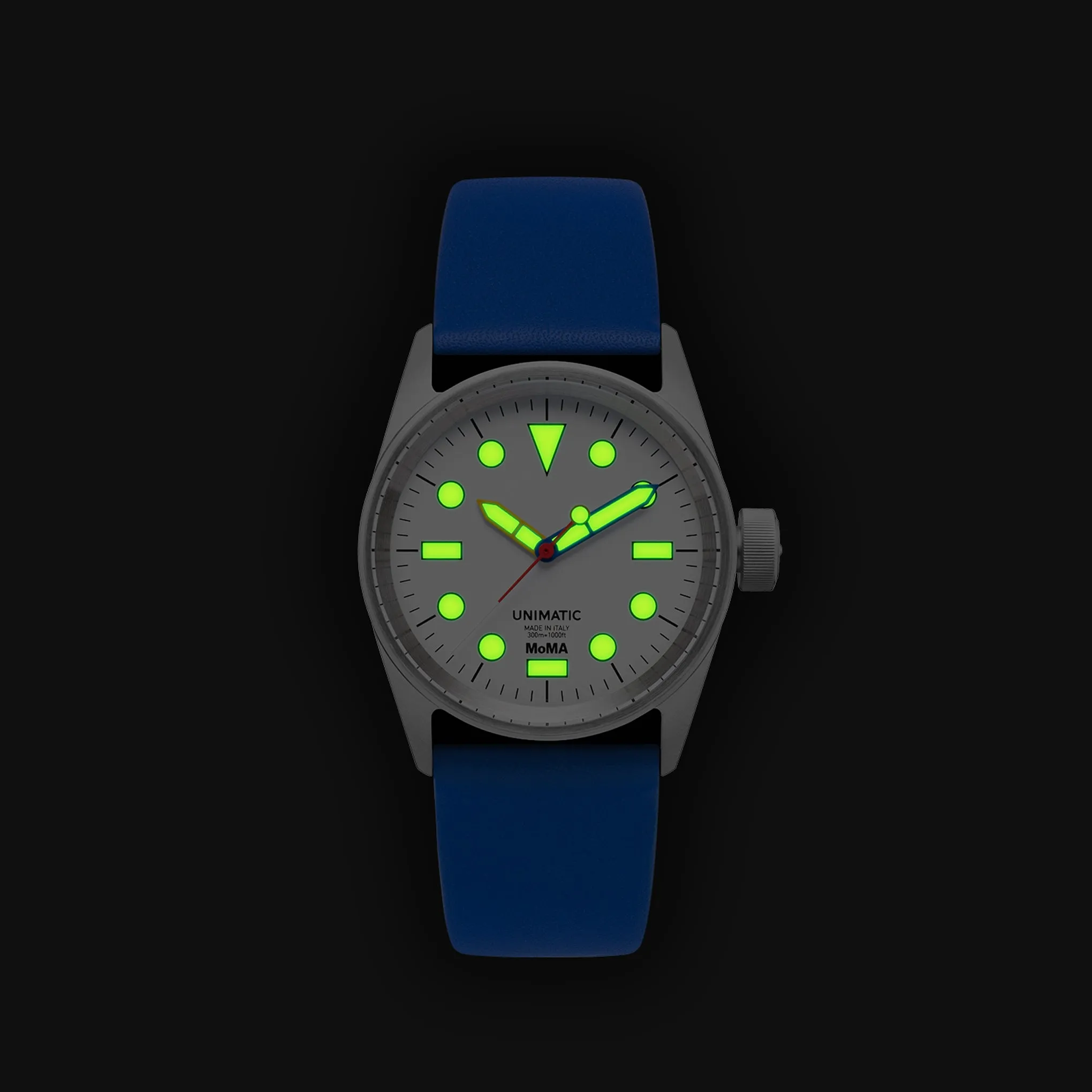 MoMA Unimatic De Stijl Modello Cinque Watch - Blue