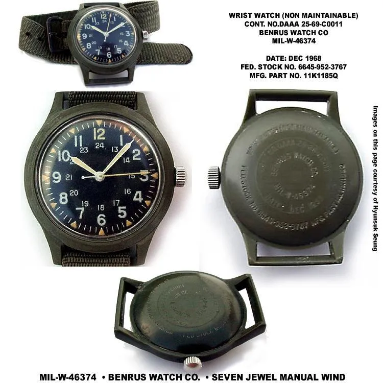 MWC WATCHES - VIETNAM ERA MILITARY WATCH
