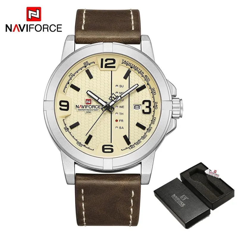 NAVIFORCE Quartz Calendar Waterproof Wristwatch