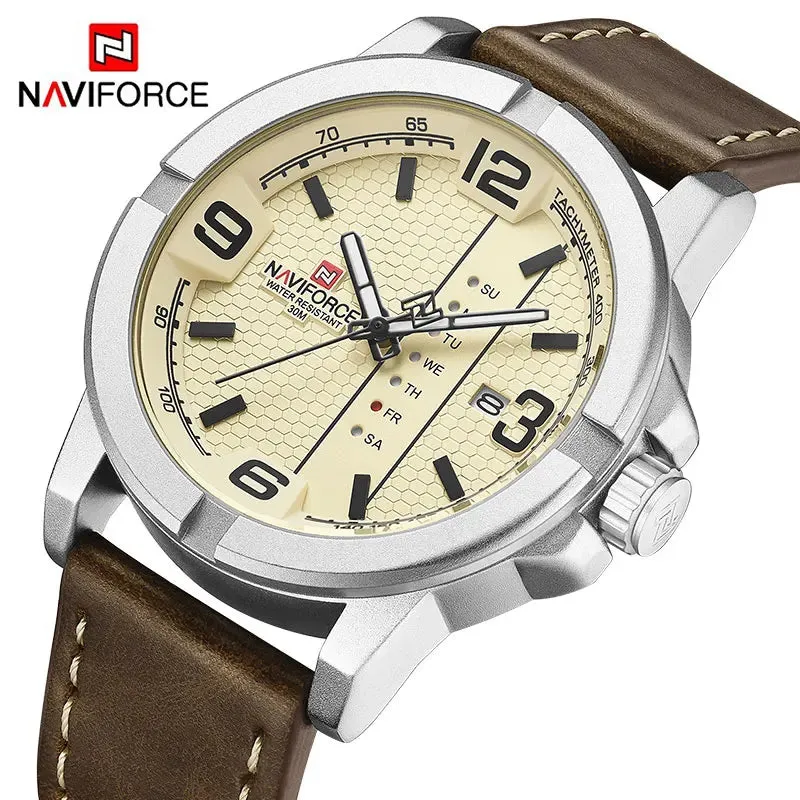NAVIFORCE Quartz Calendar Waterproof Wristwatch