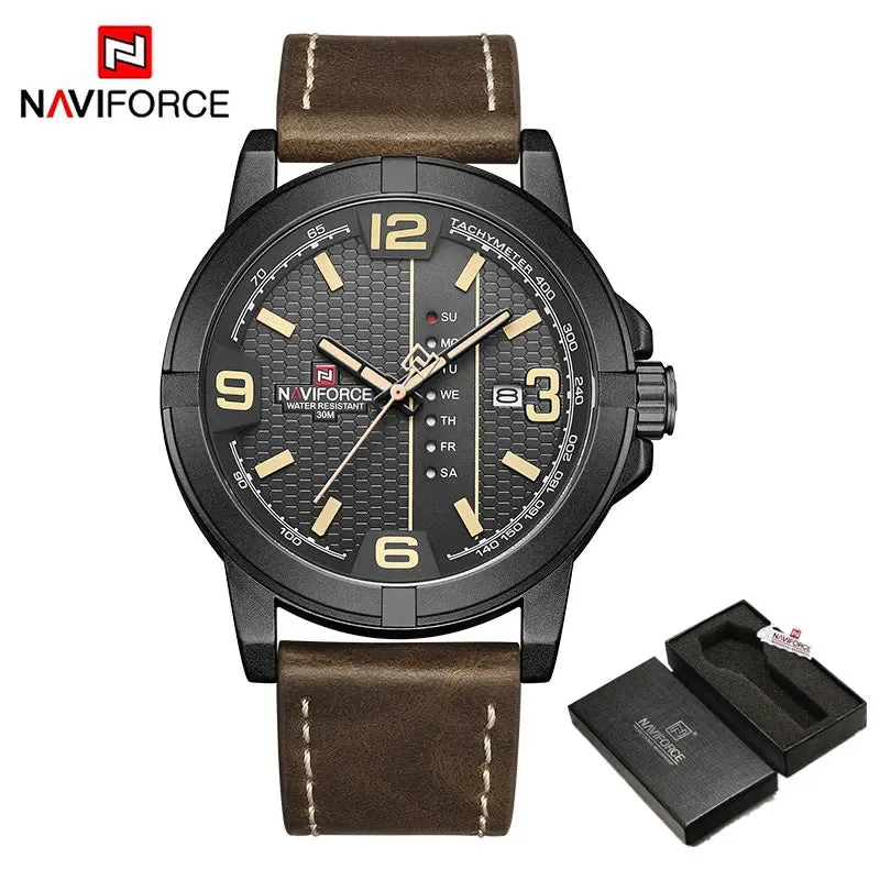 NAVIFORCE Quartz Calendar Waterproof Wristwatch