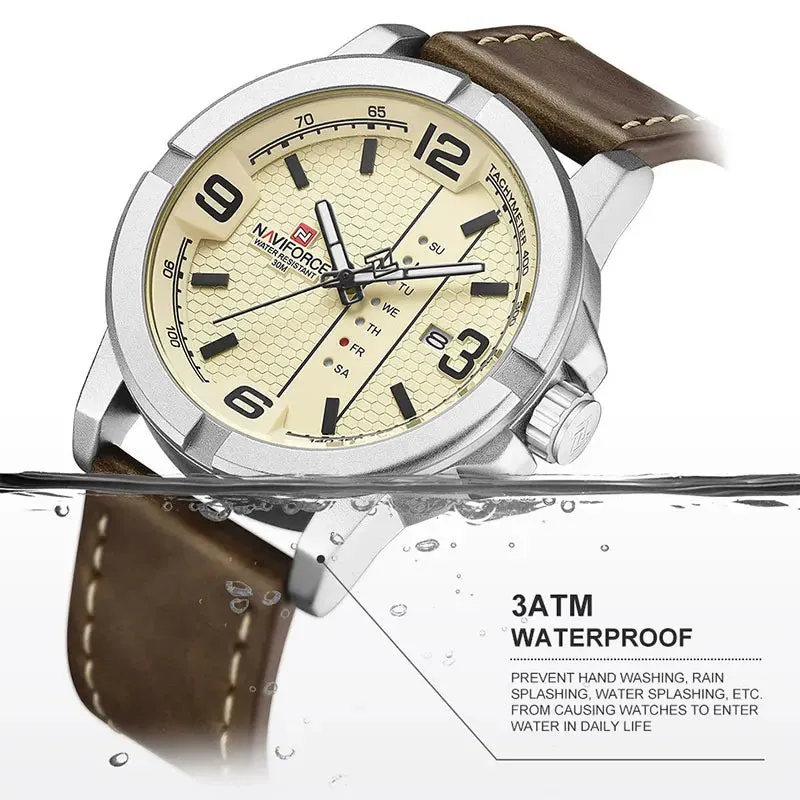 NAVIFORCE Quartz Calendar Waterproof Wristwatch