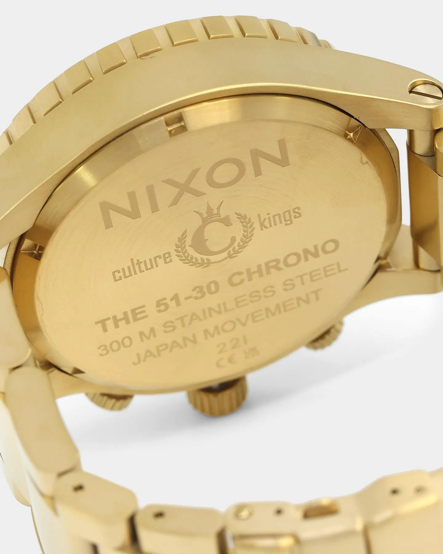 Nixon X Culture Kings 51-30 Chrono Gold/Oxblood
