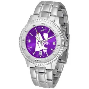 Northwestern Wildcats Competitor AnoChrome - Steel Band Watch